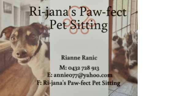 Ri-jana's Paw-fect Pet Sitting